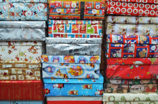 The wrapping chore is in the bag. 