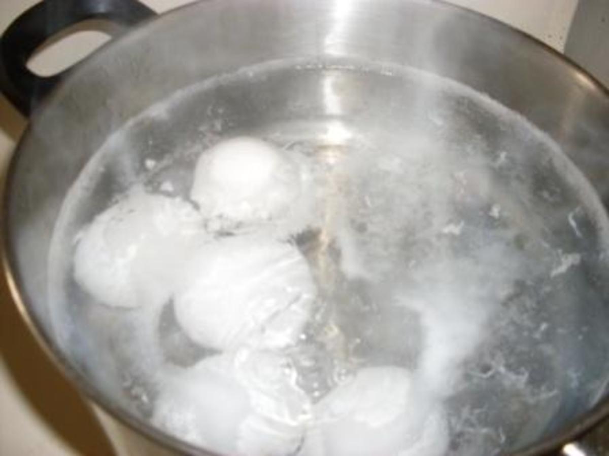boil several eggs, depending on how many individuals are being served. 