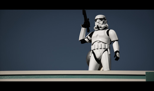 The Stormtrooper commands a sense of permanence