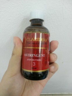 Personal Product Review: Clariderm Astringent #3 Toner