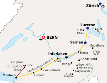 Golden Pass Route