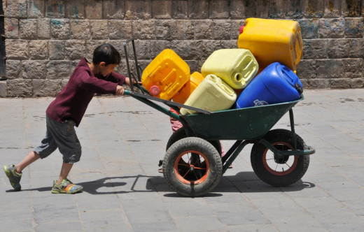 Children and Water Crisis in Yemen