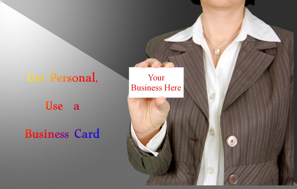 Get Personal and Use Business Cards HubPages