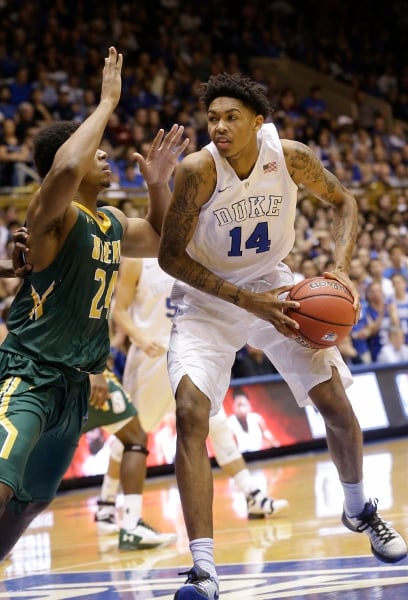 Brandon Ingram should be the 2nd pick in the draft; with Allen, he's given Duke as good of a 1-2 punch offensively as there is in the country. 