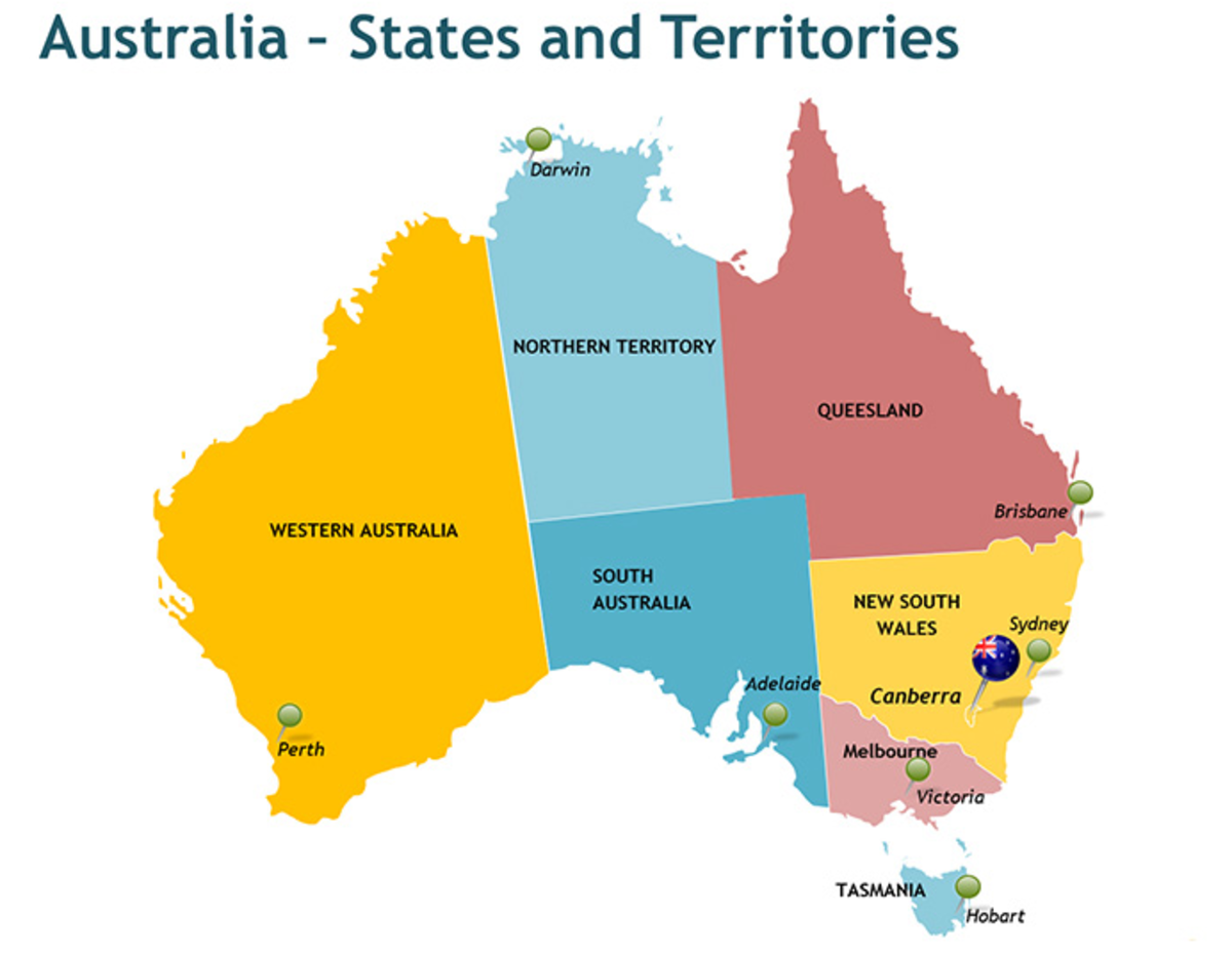 Australia: States & Territories 