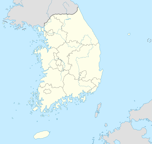 Map of The Republic of Korea