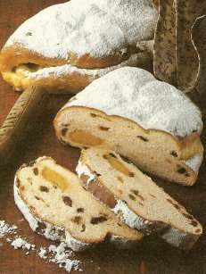 With juicy marzipan hidden inside the cake, Christmas Stollen is just the thing for the festive season.