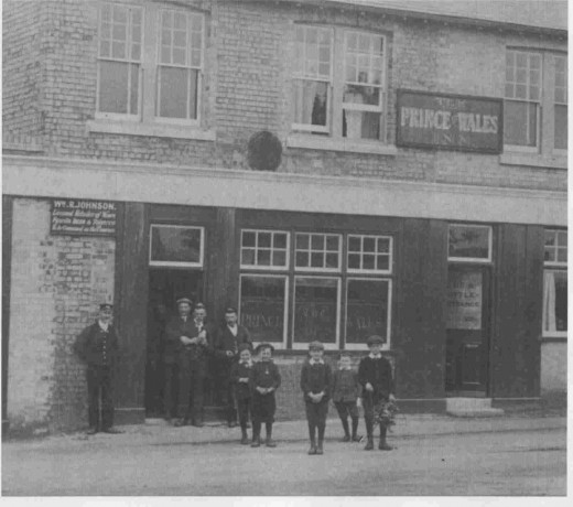 The Prince of Wales pub, mentioned by Albert, was an important part of the local community. It closed in 1999 and is now the site for a food store. Picture courtesy of pubshistory.com