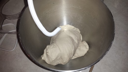 Mix the dough in your stand mixer for about 5 minutes or until the dough has become smooth.
