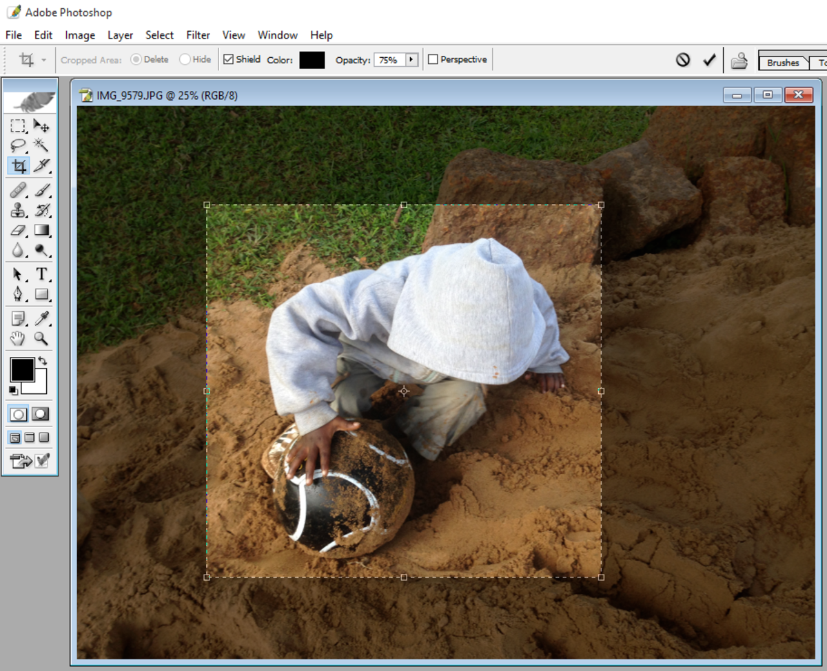 Adobe Photoshop krpmak ve uygulamak iin kullanlabilir fotoraflara yaplan dier efektler