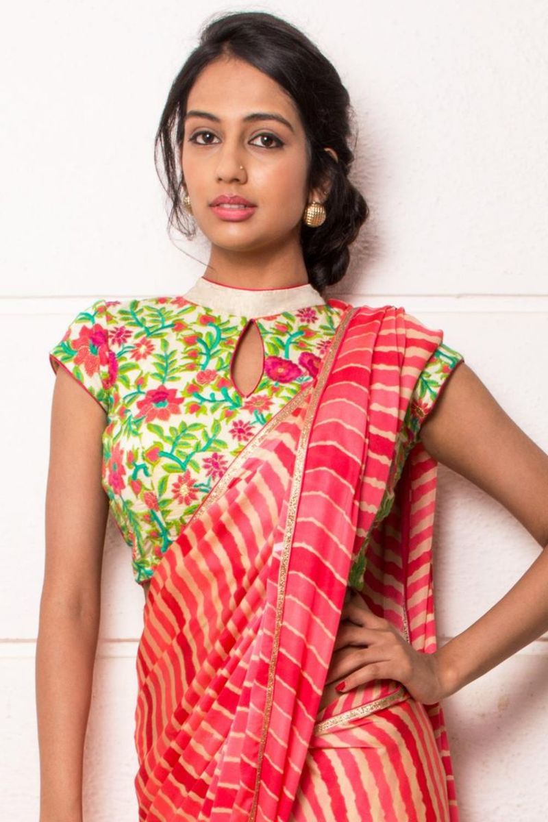Tips and Photos of Latest Party Saree Blouse Designs ...