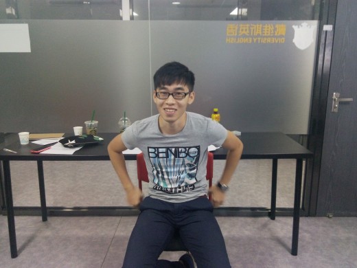 Sitting in the hot seat thinking up great ideas for English class