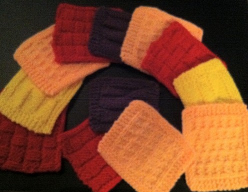 Use the two links to the left to make these beautiful knitted coaster sets!