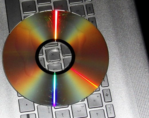 Even beat up a DVD (in this case) can still be enjoyed on a optical drive with the ability to read it. 