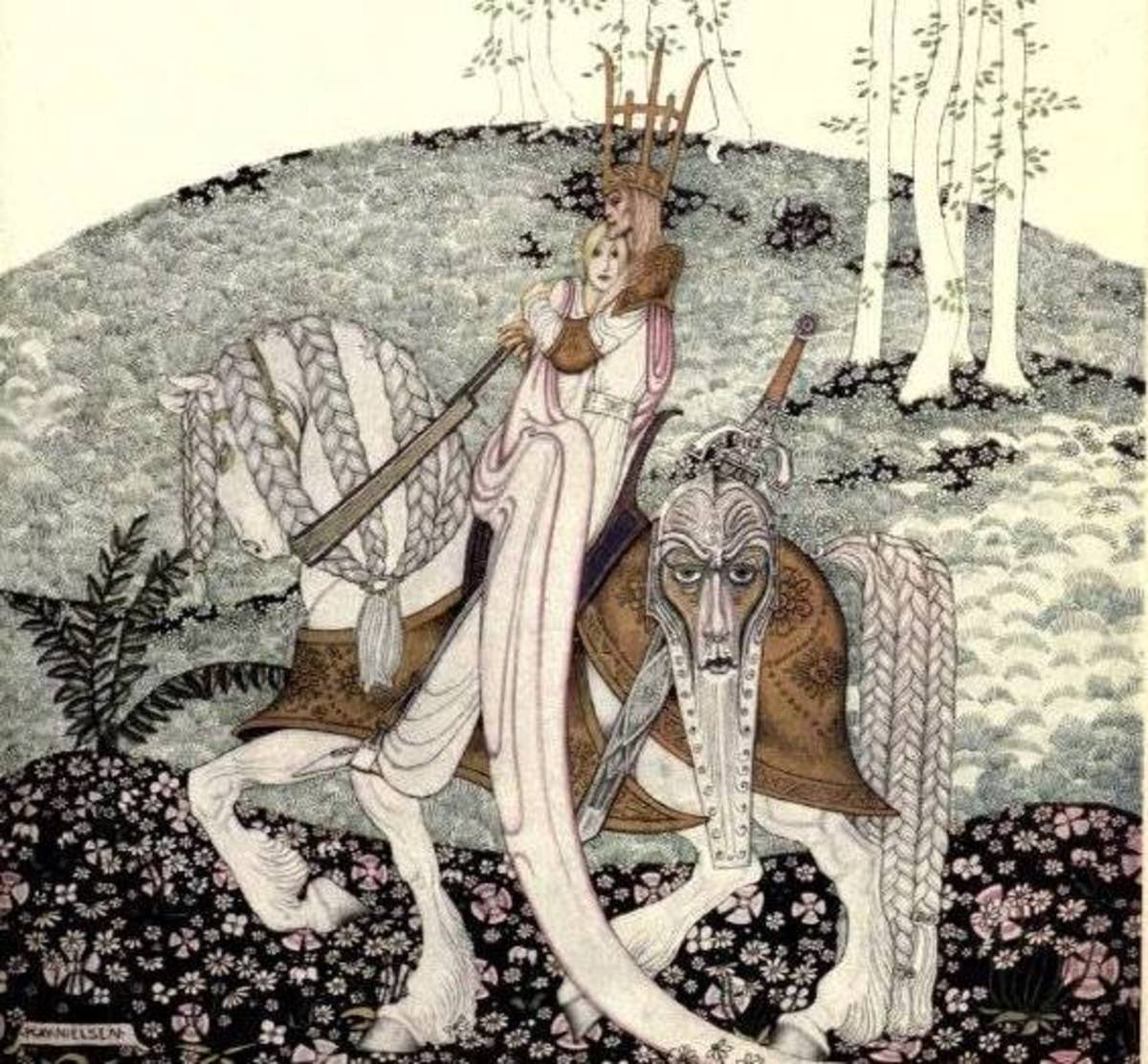 Uma ilustração de conto de fadas de Kay Nielsen
