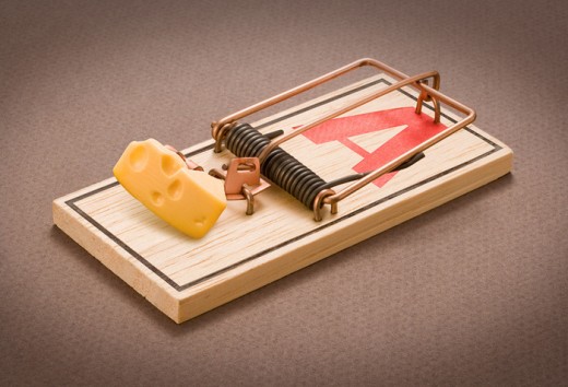 Intriguing Picture of a Mouse Trap