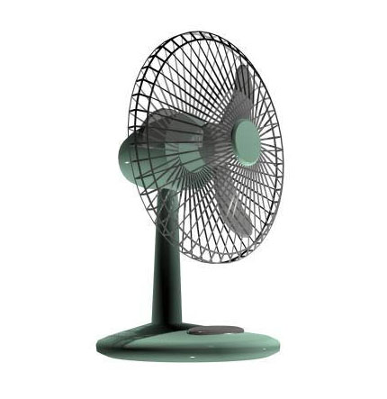Intriguing Picture of an Electric Fan