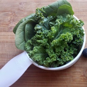 Kale and Spinach are super foods with tons of nutrients