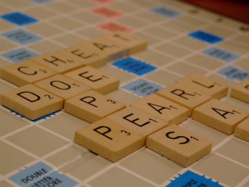 Scrabble board game