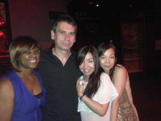 Hanging out with friends in China