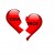 Divorce. image of broken heart