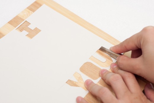Cut out the letters I, Y, O, U ...