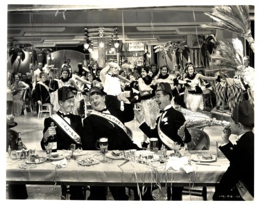 The last supper before the next one. This modern version of the Ancient Order flourished in the early years of Hollywood's silent movie era.