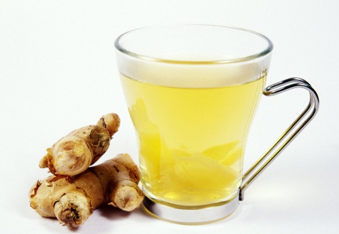 ginger tea relives menstrual cramps.