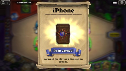 Example of the "iPhone" Achievement.