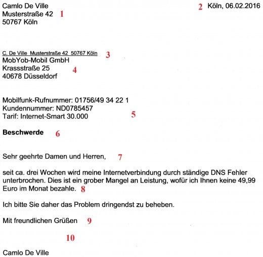 How To Set Out A Formal Letter In German HubPages