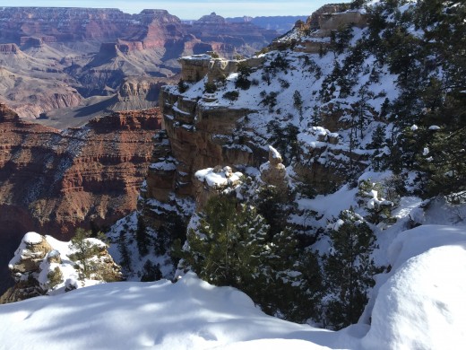 Snow in the Grand Canyon