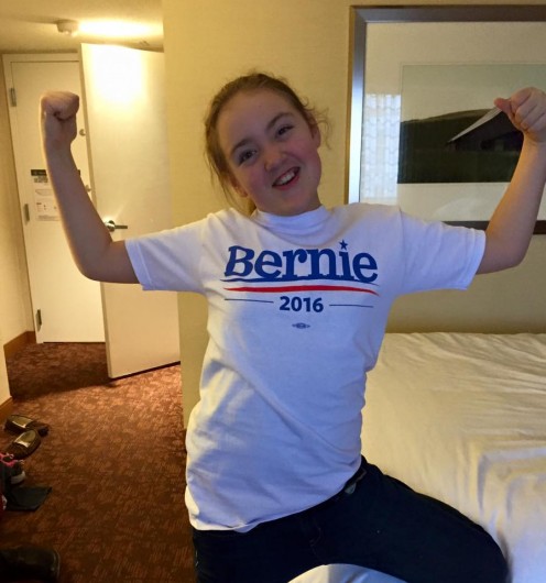 Nine-year-old Lexus P. of Chicago traveled with her grandmother to Iowa to canvas for votes. That means knocking on doors on a cold day to encourage people to come to the election. She may be young, but she's making a difference. 