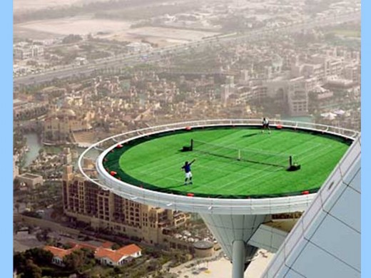 You are athletic person? Then a tennis match in Dubai...