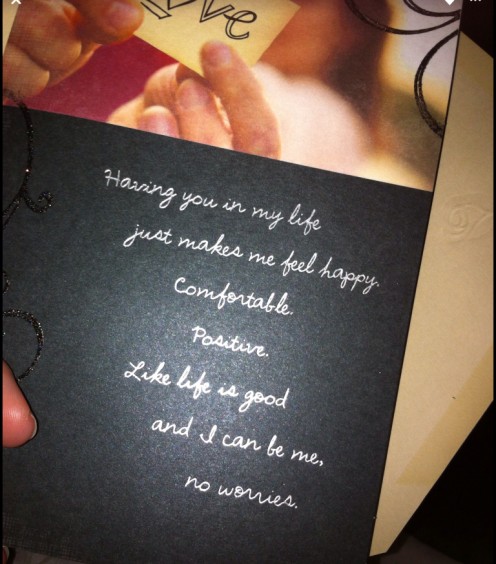Give him a special card with his homemade slippers!