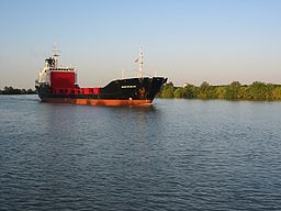 Shot of Spain's 5th largest river, the Guadalquivir