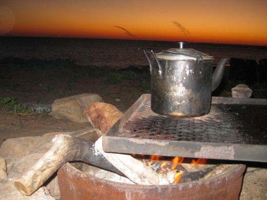 Enjoy a romantic setting outdoors with a cup of tea/coffee looking at the stars!