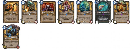 Paladin class specific cards