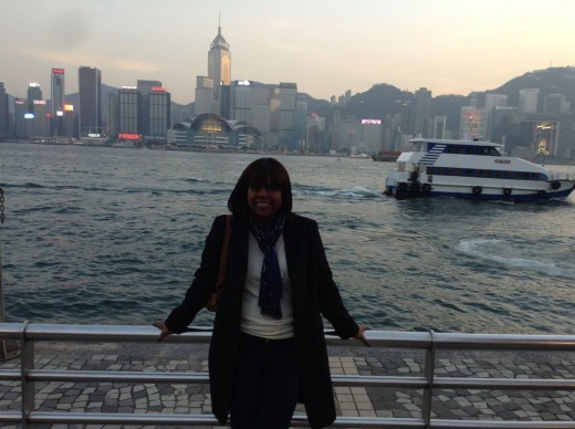 Me at Victoria Harbour, Hong Kong