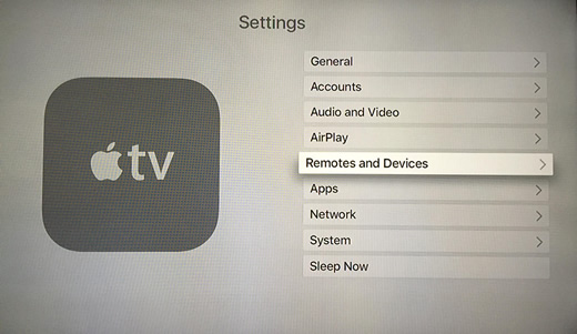 a) Go to Settings, click on Remotes and Devices