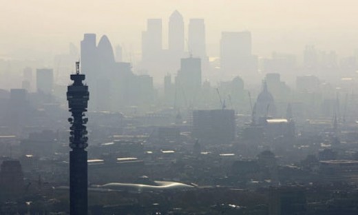 London ranks as one of Europe's unhealthiest major cities, having done little to tackle deadly particles from diesel vehicles. London was ranked low because of the "backward steps" .