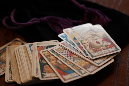 A Deck of Tarot Cards for purposes of Fortune Telling.