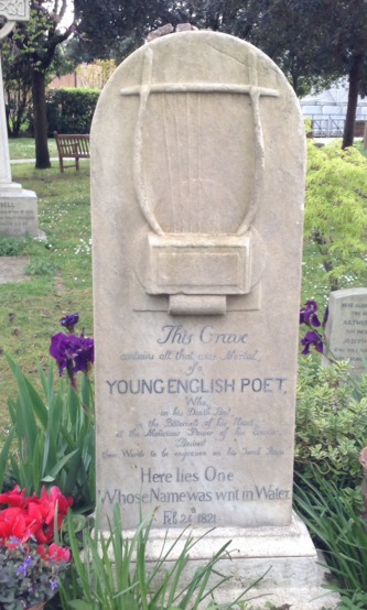 Keats' Tombstone