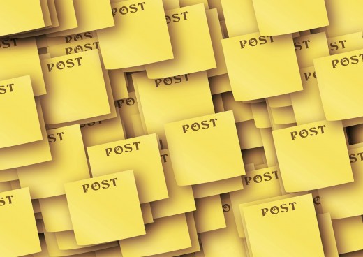 A post under any other's name is still a post - even posts like these that do not say anything at all. (Image source: Pixabay.com)