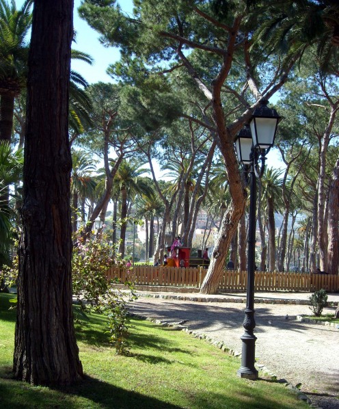 The gardens of the Municipality of Ventimiglia, created in 1906 by Ludovico Winter 
