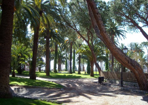 The gardens of the Municipality of Ventimiglia, created in 1906 by Ludovico Winter 