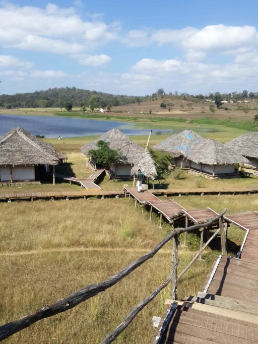 Bison Resort - Kabini View of Rustic Deluxe Tents