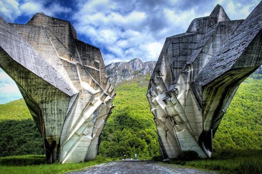 “Valley of the Heroes" memorial at Sutjeska National Park