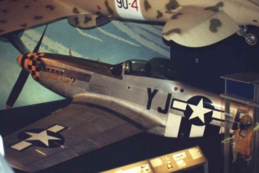 A P-51 at the National Air & Space Museum.