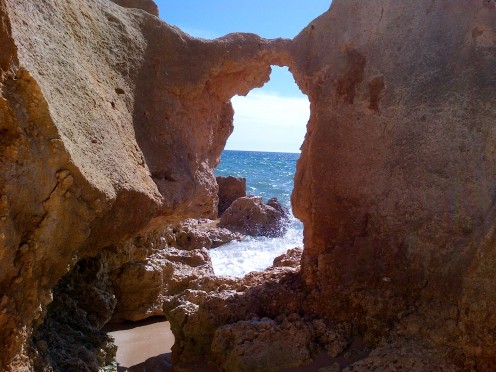 Portugal's Algave has amazing rock formations