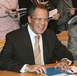 Russian Foreign Minister:  Sergei Lavrov.